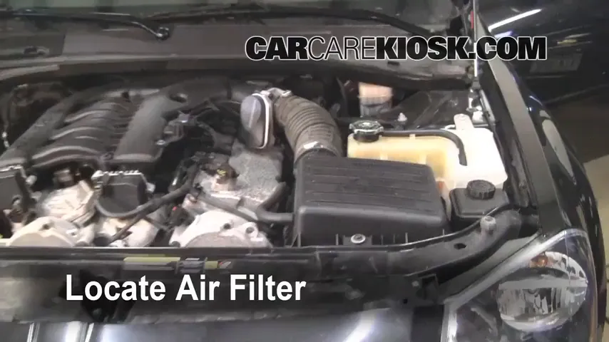 2005 Dodge Magnum SXT 3.5L V6 Air Filter (Engine) Replace